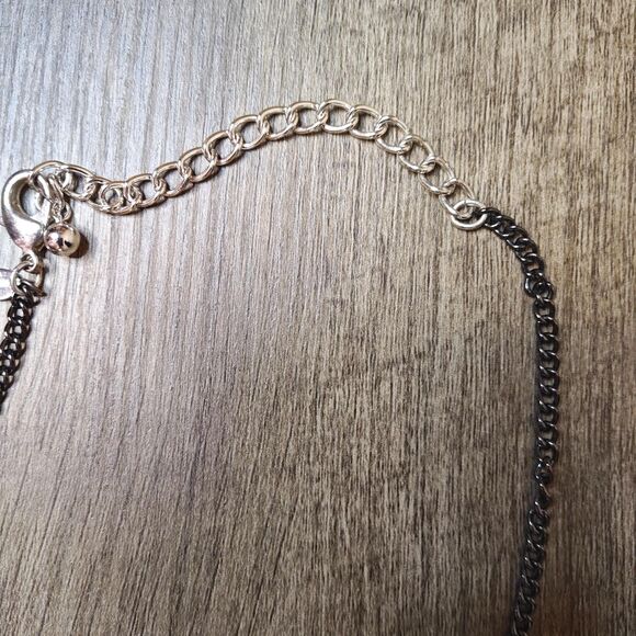 VTG Chico's Elephant Pendant Necklace Boho Safari Silver Tone Beads 32in - Picture 6 of 10